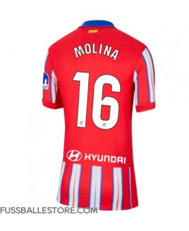 Günstige Atletico Madrid Nahuel Molina #16 Heimtrikot Damen 2024-25 Kurzarm